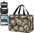 Fustylead Rustic Baseball Sport Themed Farmhouse Travel Medicine Organizer Bag Home Storage First Aid Kit Large Pill Case with Zipper for Pill Bottle, Vitamins, and Medical Supplies