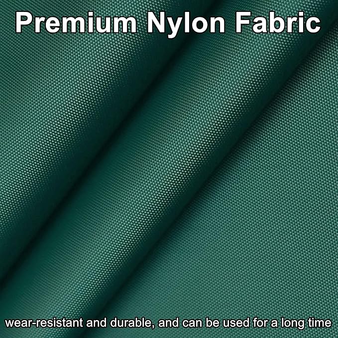 Blood Pressure Nylon Cuff with 35cm Dual Tubes for Adult Thigh 46-66 cm, Reusable Replacement NIBP Cuff with Inner Airbag for BP Monitor Machine, No Connector