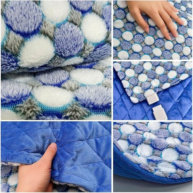 Full Weighted Heating Pad for Back Pain & Cramps Relief - 2.3lb Heat Pad, 12 Heating Levels, 8 Timer Settings, Hot Heated Pad, Holiday Gifts for Women Men Mom Dad- (XL 12"x24" Blue) - PYQ0L