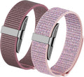 2 Pack Nylon Loop Sport Replacement Strap Compatible with Hume Band,Adjustable Soft Bands for Women Men,Breathable Lightweight Wristband for Fitness Tracker