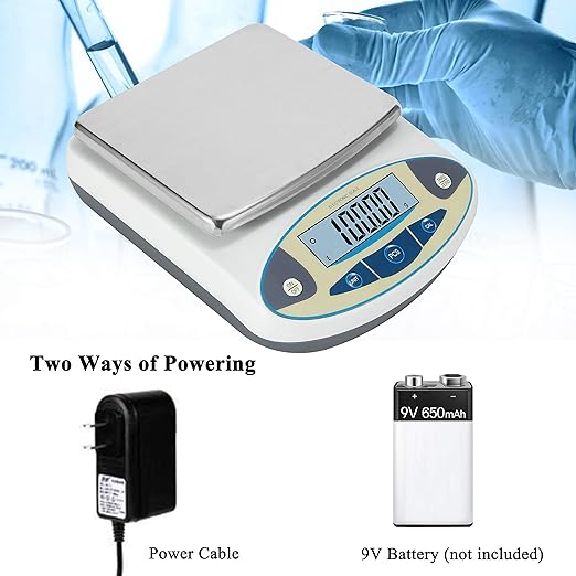 Bonvoisin Lab Scale 1000gx0.01g High Precision Electronic Analytical Balance 0.01g Accuracy Laboratory Lab Precision Scale Digital Kitchen Balance Scale Jewelry Scale Scientific Scale (1000g, 0.01g)