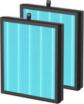 2 Pack MK07 Air Filter Compatible with MK07 Air Purifier, 4-in-1 HEPA Filter Suitable for MK07 for Dust Pollen Lint Pet Dander fumes-Standard Version, Blue
