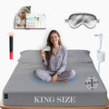 Ali King Grounding Sheets - King Size, Soft Cotton with Silver Fiber, 15'' Deep Pocket Earth Grounding Fitted Bed Sheets for Improved Sleep (Light Gray, King 76''*80''*15'')