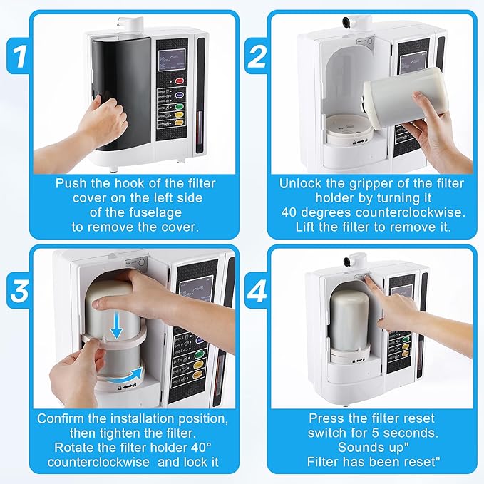 1 Pack Premium Grade Water Filter Replacement Compatible with HG-N Type Water Ionizer, Compatible with Enagic Kangen LeveLuk SD501, JrIV, KANGEN 8(Not Original Type Before 2010)