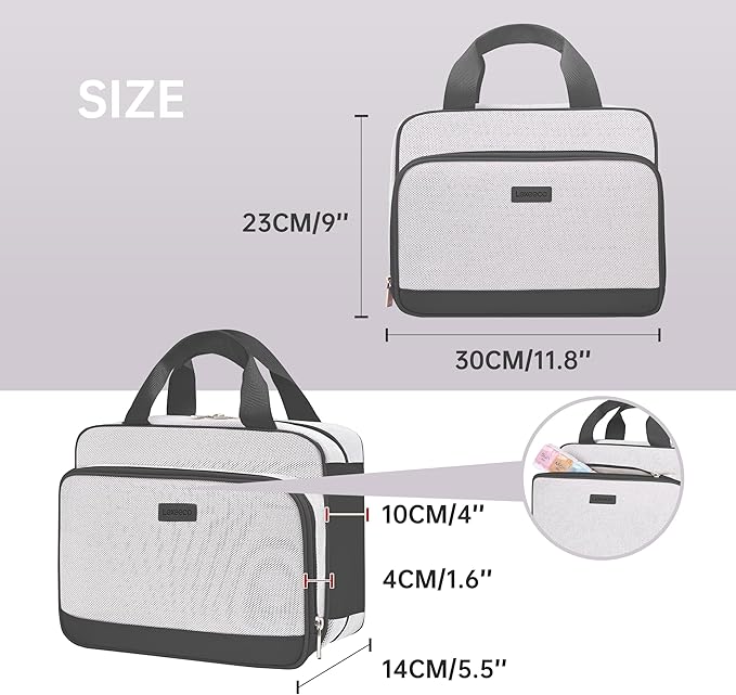 Travel Medicine Organizer Bag, Pill Organizer Case,Carrier for Medications,Vitamins,Fish Oil and Medical Supplies Pill Bottle Organizer and Home Storage Med Bag (Dark Grey)