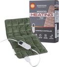 Berkshire Blanket Weighted Heating Pad - 12"x24" Electric Heat Wrap with 10 Heat Settings & Auto Shut Off - Soothing Heat Wrap for Back, Neck, Shoulders, Legs, Abdomen - Machine Washable & Portable