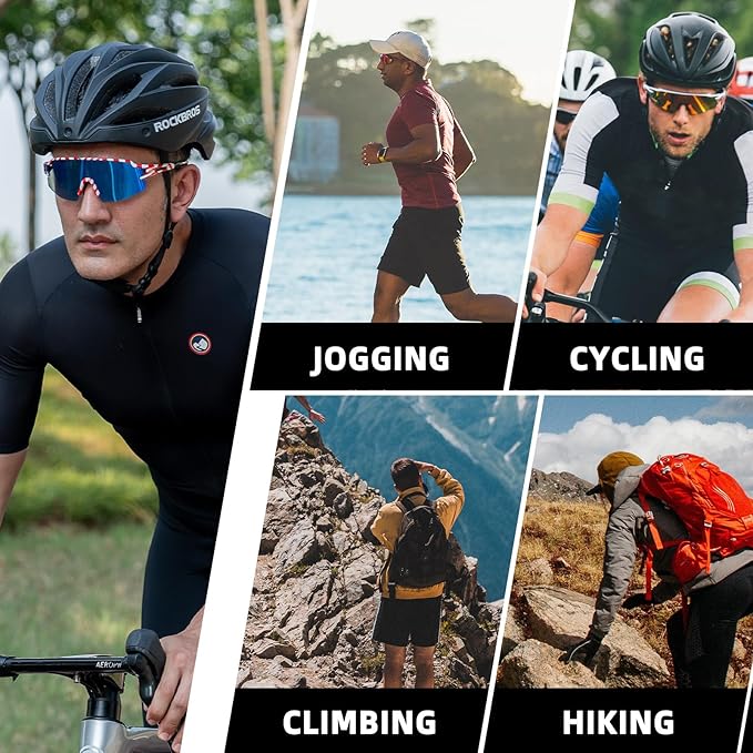 ROCKBROS Photochromic Sports Sunglasses for Men Women Cycling UV Protection