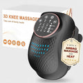 Electric Knee Massager, 3D Airbag Compression Knee Heating Massager, 3 Heating Levels, 3 Vibration Modes, LED Screen, Adjustable Straps, Gift for Men and Women
