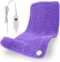 Heating Pad for Back Pain Relief, 17" X 33" XXX-Large Heating Pads for Cramps,Electric Heating Pad XL with 6 Fast Heating Settings,Moist Dry Heat Options,Auto-Off,Machine Washable,Light Purple