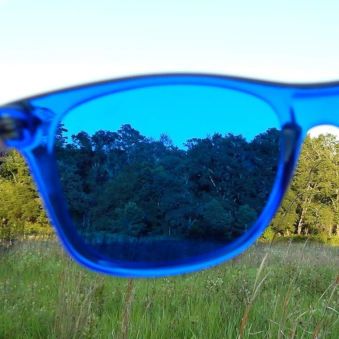 PURPLE CANYON Blue Color Therapy Glasses for Chakra Healing, Chromotherapy, and Mood