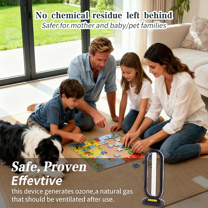 UV Light Sanitizer w/Spare Bulb with Ozone,UVC Disinfection Lamp with Remote Control,Ultraviolet Light Sanitizer for Whole Home,Room & Kitchen,UV Sterilizer15/30/45/60 Minutes Timer
