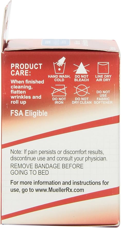 MUELLER Sports Medicine Elastic Bandage, All-Purpose Support Wrap, Self Adhesive Bandage Wrap, Athletic Compression Sleeve for Injuries and Pain Relief, Beige