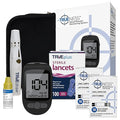 TRUENESS Blood Glucose Meter Bundle - Blood Glucose Monitor, Case, 100 Test Strips, 100 Lancets, Lancing Device, Control Solution - Fast, Easy Testing Supplies for Home Use