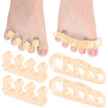 Dr. JK- ToePal Gel Toe Separator, 4 Pairs, Blush, Toe Spacers, Bunion Corrector