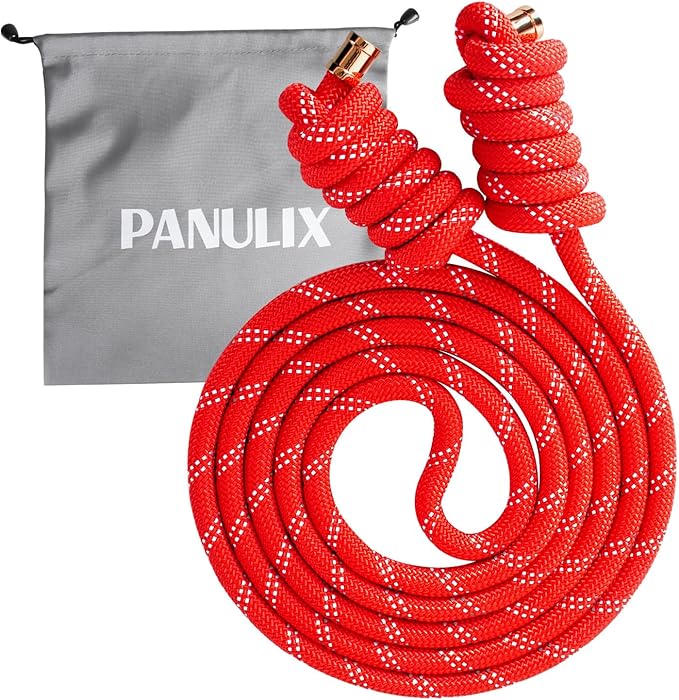 Flow Rope for Fitness High Performance Double Woven Workout Rope Adjustable Flow Jump Rope for Men Women Training Indoor Outdoor Cardio Exercise Ropes for beginner