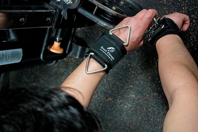 Wrist Cuffs Support - Cable Attachments For Gym Machine Workout Adjustable Wrist Straps For Weightlifting With Sturdy Buckle Neoprene Padding For Strength Training, Lateral Raises