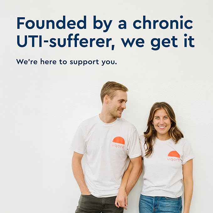 Uqora UTI Emergency Kit - Comes with 2 Urinary Tract Infection Test Strips, 12 UTI Pain Relief Tablets & 12 Infection Control Tablets - Urinary Tract Support - Maximum Strength