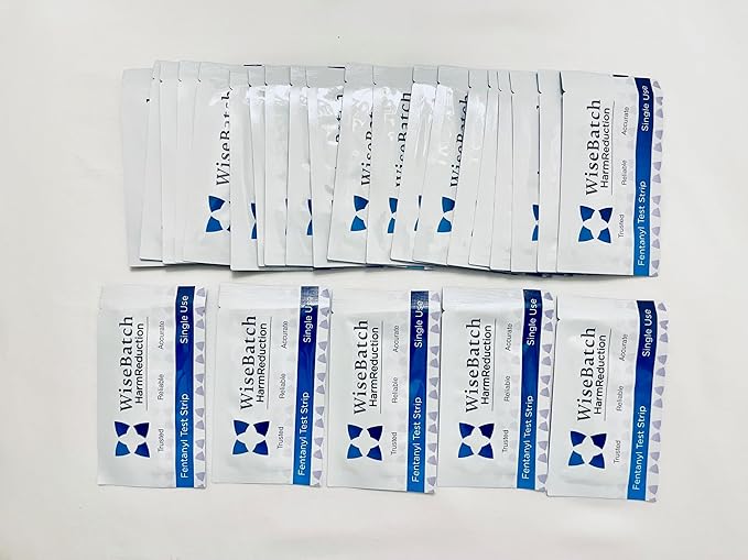 WiseBatch Fentanyl Test Strip + MicroScoop and Instructions, Pack of Twenty-Five (25) – #1 Most Trusted Fentanyl Test Strip on Market – ±99% Accurate – Results in <2 Mins – Prevent Overdoses