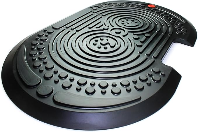 System 2000M Lite Ergonomic Anti-Fatigue Floor Comfort Mat, Non-Slip Base for Standing Desks, 16" x 24" Black for Home, Office, Kitchen & Gaming Use