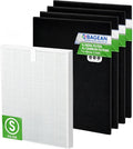 Bagean C545 HEPA Filter S Compatible with Winix Air Purifier Filter Replacement 1712-0096-00 - Certified H13 True HEPA with Activated Carbon Filters 99.97% Particles and Purifies Air (1-Set)