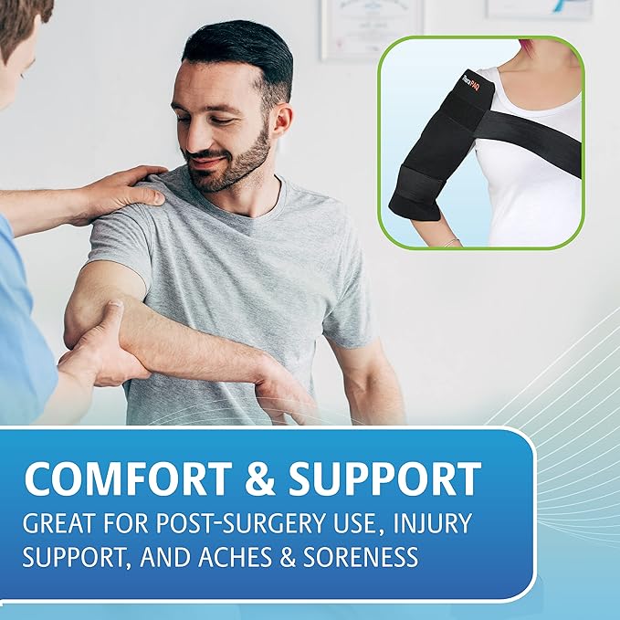 Reusable Ice Packs for Injuries – 14 x 11 Flexible Gel Ice Pack for Knee, Back, Shoulder Pain Relief, Soft Cold Compress for Swelling, Hot & Cold Therapy