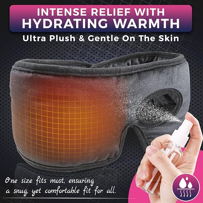 Stye Eye Treatment Heated Eye Mask - Eye Stye Remover, Warm Compress for Eyes, Moist Heat Eye Compress for Stye and Blepharitis Relief, Eye Heating Pad for Chalazion Treatment