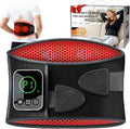 Graphene-Infused Cordless Heating Pad with Massager for Back, 5000mAh Rechargeable Portable Lower Back Massager with 3 Heat 3 Vibration with 20/30/40 mins Timer Options, Gifts for Women Men Mom Dad