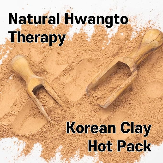 Korea Himedi Premium Reusable Redclay Square Pack Warmer Heater Microwave Heating Pad Hot & Cold Therapy Pack with Natural Clay Body Relief - Shoulder, Ankles, Back and Knee Pain 100% Cotton Cover
