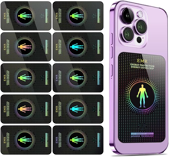 Protection Stickers,Compatible with iPhone/All Smart Phones/Tablets/Laptops/All Electronic Devices, Suitable for Anyone - (10 Pack)