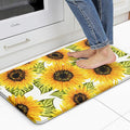 Kitchen Mats Sunflower Kitchen mats for Floor Anti Fatigue Mats for Kitchen Floor Cushioned Non Skid Washable Memory Foam Kitchen Rugs and Mats for Bedroom Office Sink Laundry