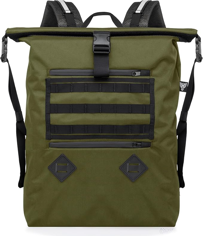 Xtreme Sight Line ~ AQUA RT ~ Large Water-Proof Faraday Backpack for Laptops, Tablets, and Mid-Size Electronics ~ Tracking/Hacking Defense ~ Fits most laptops up to 17" ~ OD Green