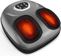FSA Eligible Foot Massager for Neuropathy, HSA Store Feet Massager with Heat, Vibration & Compression, Deep Kneading for Tired Feet, Birthday Gifts for Women Men（Gray）