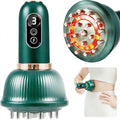 DiDEER Lymphatic Drainage Massager & Anti Cellulite Massage Tool, Reduce Stretch Marks & Cellulite,for Legs, Arms & Belly, Body Sculpting Machine with Microcurrent, Light, Heat & Vibration (Green)