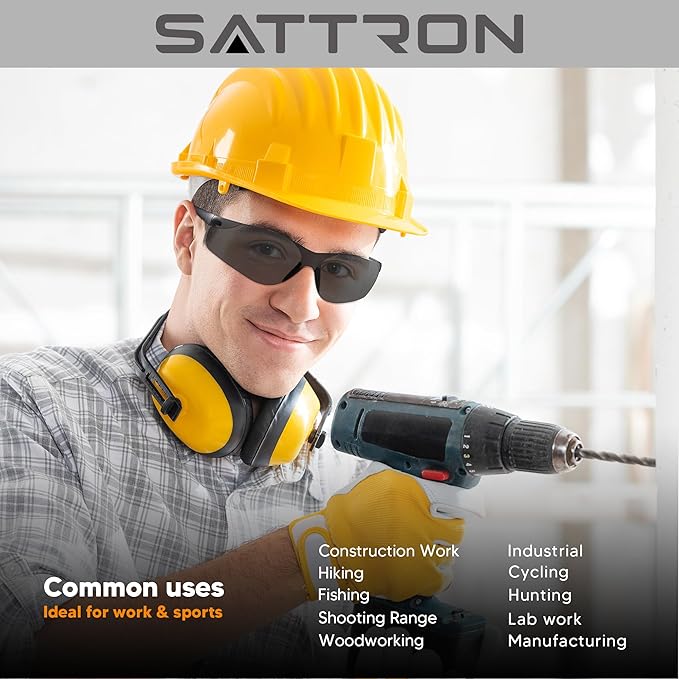 Tinted Safety Glasses Bulk 24 Pack, UV Protective Safety Sunglasses for Men Women, ANSI Z87.1 Scratch & Impact Resistant Eye Protection, Ideal for Construction, Shooting, Lab