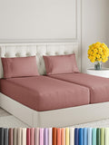 Split King Size 5 Piece Sheet Set - Extra Soft, Breathable & Cooling Sheets - Hotel Luxury Durable Bed Sheets for Women & Men - Deep Pockets, Easy-Fit & Wrinkle-Free Sheets - Clay Oeko-Tex Bed Sheets