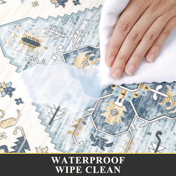 Pauwer Anti Fatigue Kitchen Mats for Floor 2 Piece Set, Cushioned Memory Foam Kitchen Rug, Non Slip Kitchen Runner Rug Carpet, Waterproof Kitchen Sink Area Rug Comfort Standing Mat for Kitchen Laundry