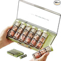 3 Times a Day Pill Organizer 7 Day, Large Weekly Pill Organizer, Weekly Pill Box with 7 Separate Containers, Portable Daily Medicine Planner Case for Medicine Vitamin Fish Oil Supplement(Green)