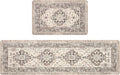 Pauwer Anti Fatigue Kitchen Mat Set of 2 Non Slip Kitchen Mats for Floor Cushioned Kitchen Rugs Comfort Standing Mat Farmhouse Waterproof PVC Foam Kitchen Floor Mat Runner