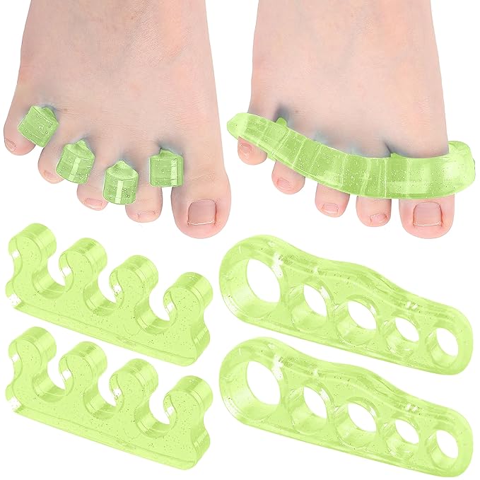Dr. JK- ToePal Gel Toe Separator, 4 Pairs, Toe Spacers, Bunion Corrector