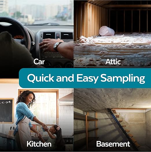 Mold Test Kit for Home - Professional Lab Analysis and Expert Consultation Included- Protect Your Home & Family (1 Room/Plate)