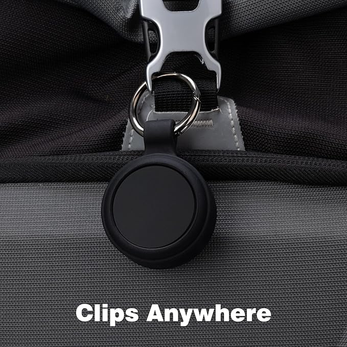 Premium Carrying Case + Clip - Small Metal Keychain Holder for Earplugs & Pills, Waterproof Airtight Aluminum Travel Pill Case with Silicone Sleeve, 1 Spring Clip, Fits Loop/Eargasm/Vibes