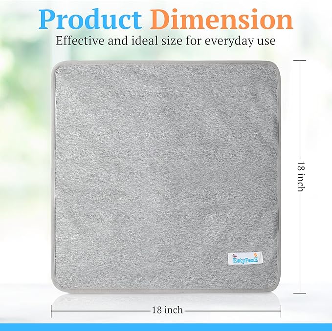 Gray Faraday Blanket - (1 Piece) EMF Blocker for Home, Comfy Radiation Protection While Using Your Laptop and Phone, Ideal Against Cell Signal, WiFi, Bluetooth, RF and Unwanted Signals