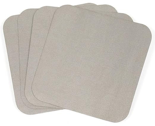 Mission Darkness TitanRF Faraday Patch - Size Small, 4 Per Pack - 3.5in x 3.5in (8.89cm x 8.89cm) - RF/EMI/EMF Shielding Conductive Adhesive