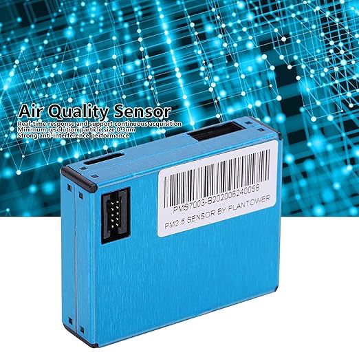 PM2.5 Air Quality Detection Sensor, PM2.5 Particle Concentration Sensor, PM1.0 PM2.5 PMS7003 Sensor, Air Quality Monitor for Office or School
