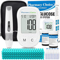 Blood Glucose Monitor Kit, 100 Glucometer Strips，1 Blood Glucose Meter, 1 Lancing Device, Diabetes Testing Kit，Glucometer for Home Use