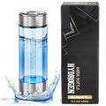 Hydrogen Water Bottle Generator – 3Min Rapid Hydrogenation 1680 PPB, SPE PEM Technology – 420ml Capacity – Portable Rechargeable Ionizer Machine – Health Care Gift for Travel, Sports, Home, Office