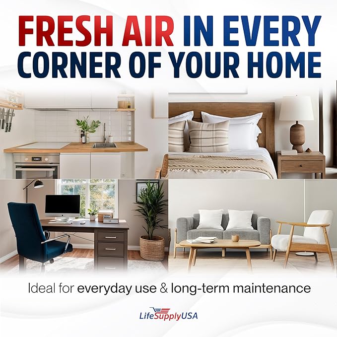 True HEPA Filter Replacement Compatible with Sears Kenmore 83244 & 85244 Part # 83159 Air Purifiers by LifeSupplyUSA