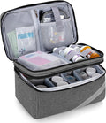 Trunab Medicine Storage and Organizer Bag Empty, Pill Bottle Organizer with Portable Small Pouch, Home First Aid Box for Emergency Medication, Supplements or Medical Kits (Bag Only)(Patent Design)