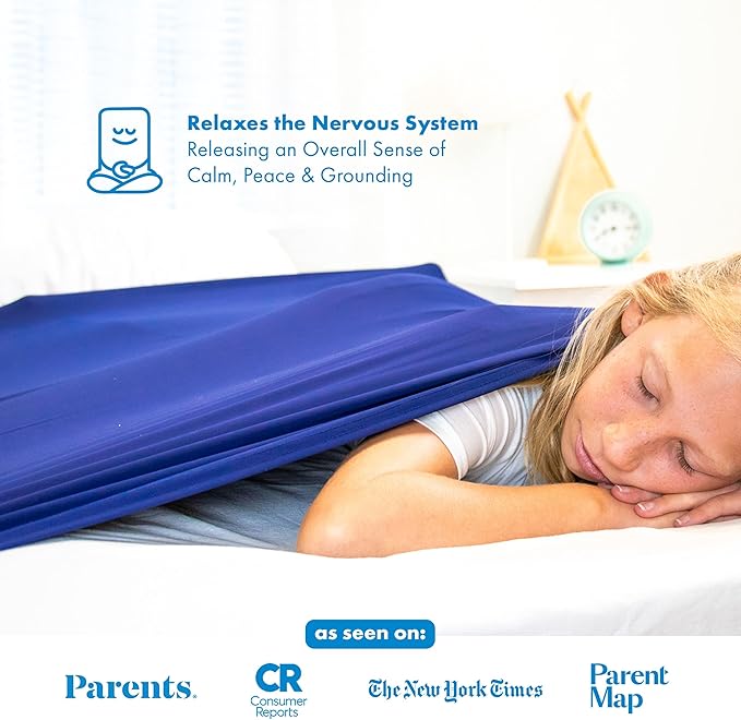 Harkla Compression Sheet for Kids - Full Compression Sheets for All Night Comfort - Breathable and Stretchy, Great for a Calming Sleep Experience - Sensory Bedsheets for Kids - Makes Great Gifts