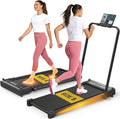 ANCHEER Walking Pad Treadmill with Foot Massage, Versatile Dual-Sided Walking Pad with Incline and Handle Bar, 3.5HP Foldable Treadmill for Home/Office/Apartment, 0.6-7.5MPH